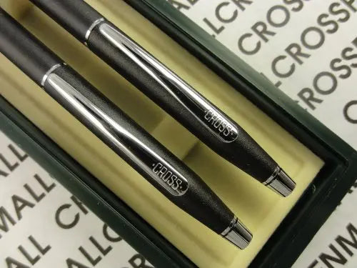 Cross Made in The USA Century Matte Satin Black Pen and 0.5MM Pencil Set - crosspenmall.com