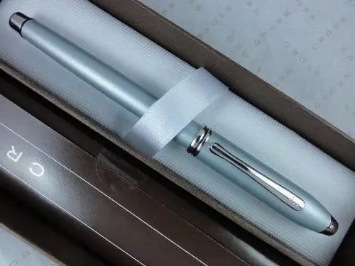 Cross Made in The USA Townsend Matte Sky Blue and Rhodium Selectip Rollerball Pen My Store