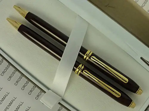 Cross Made in The USA Townsend Sienna Brown Lacquer Pen and 0.5MM Pencil Set. Made in The USA My Store