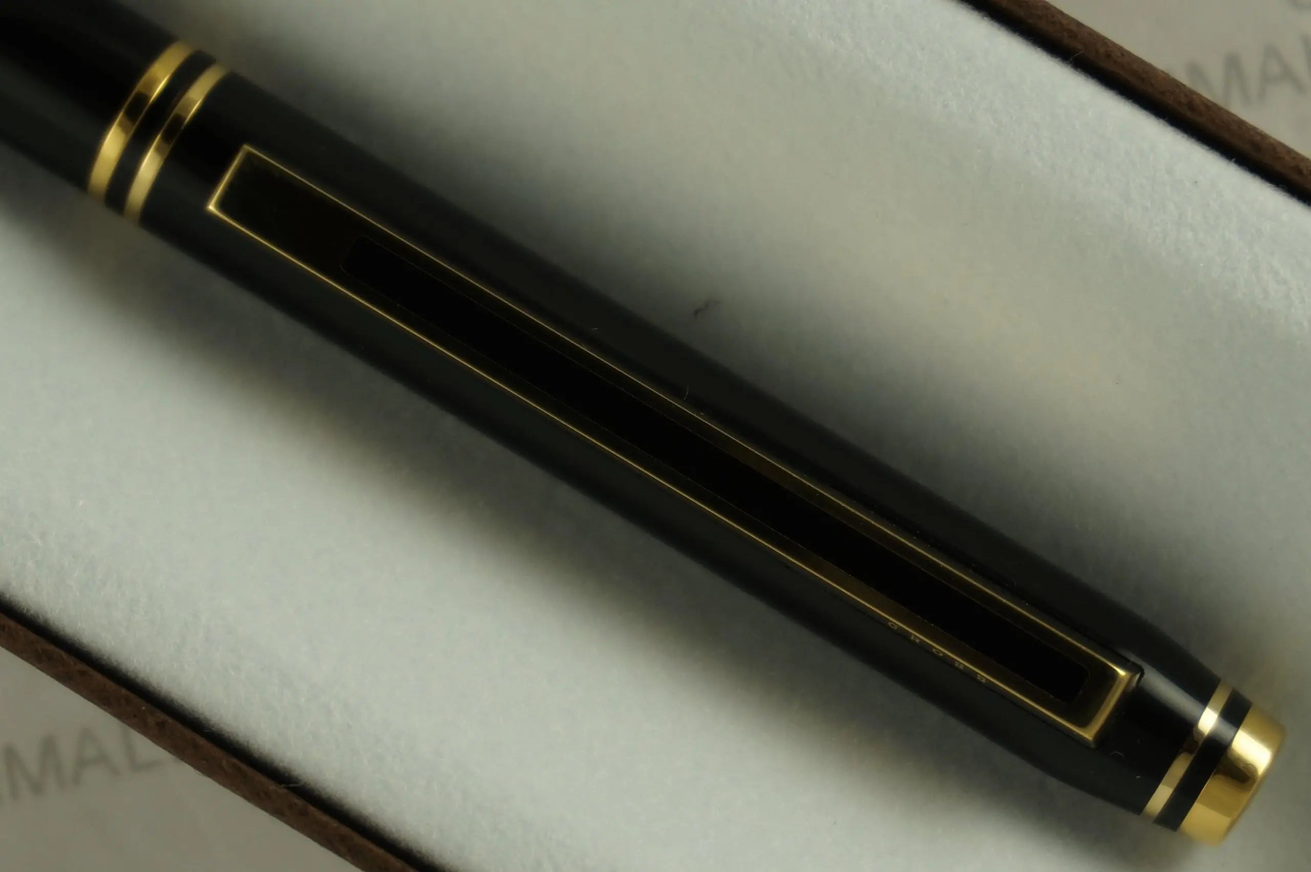 Cross Made in the USA Classic Signature Collection, Black and 22KT Gold 0.5MM Mechanical Pencil Cross
