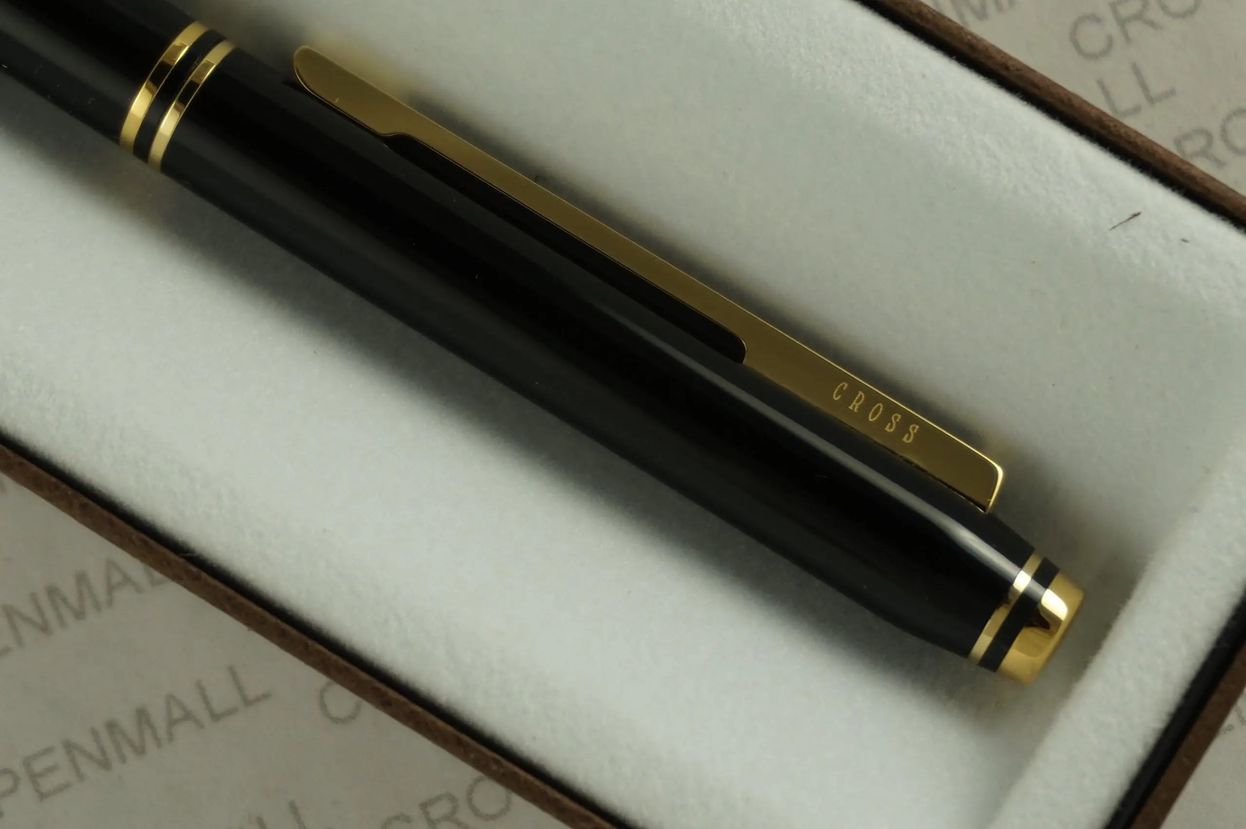 Cross Made in the USA Classic Signature Collection, Black and 22KT Gold 0.5MM Mechanical Pencil Cross