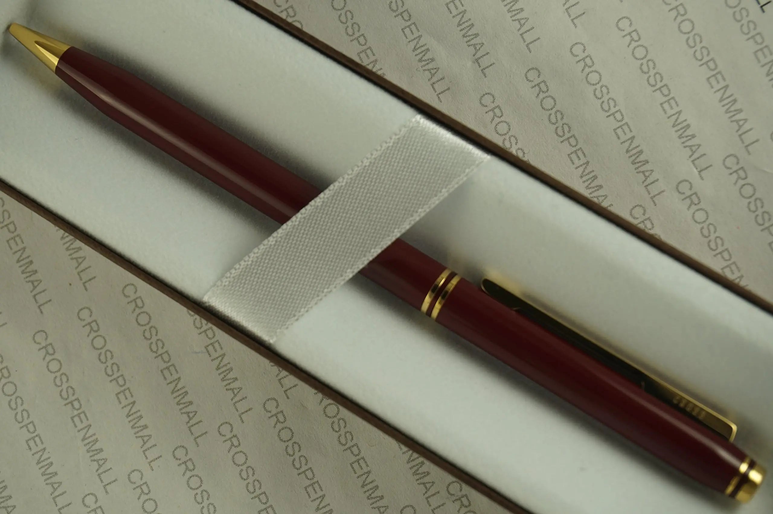 Cross Made in the USA Classic Signature Collection, Burgundy and 22KT Gold 0.5MM Mechanical Pencil Cross