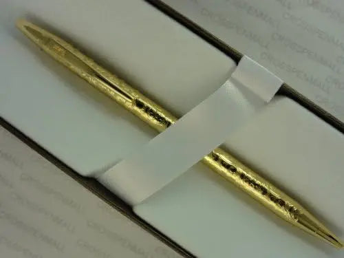 Cross Made in the USA Elite Limited Series Century 22k Gold Deco Flowery Pattern Jeweler' Ballpoint PEN - crosspenmall.com