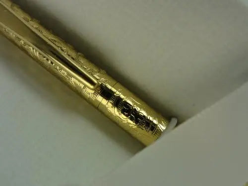 Cross Made in the USA Elite Limited Series Century 22k Gold Deco Flowery Pattern Jeweler' Ballpoint PEN - crosspenmall.com