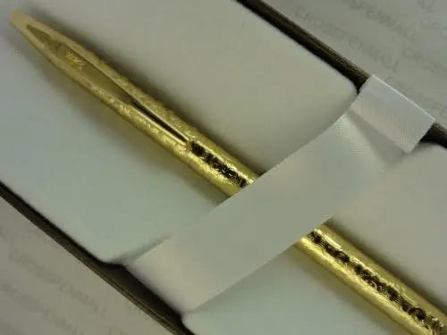 Cross Made in the USA Elite Limited Series Century 22k Gold Deco Flowery Pattern Jeweler' Ballpoint PEN - crosspenmall.com