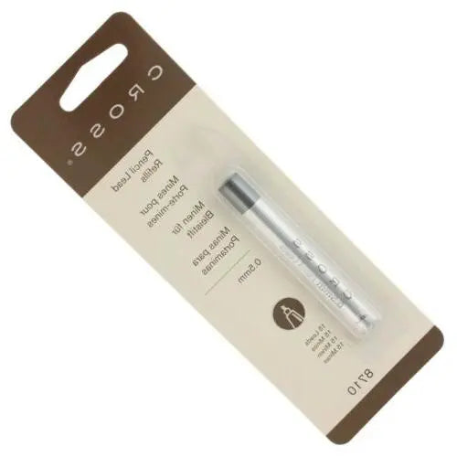 Cross Mechanical Pencil Lead Refills, 0.5mm point, Grey, 15-Count, 1-Pack (8710) - crosspenmall.com