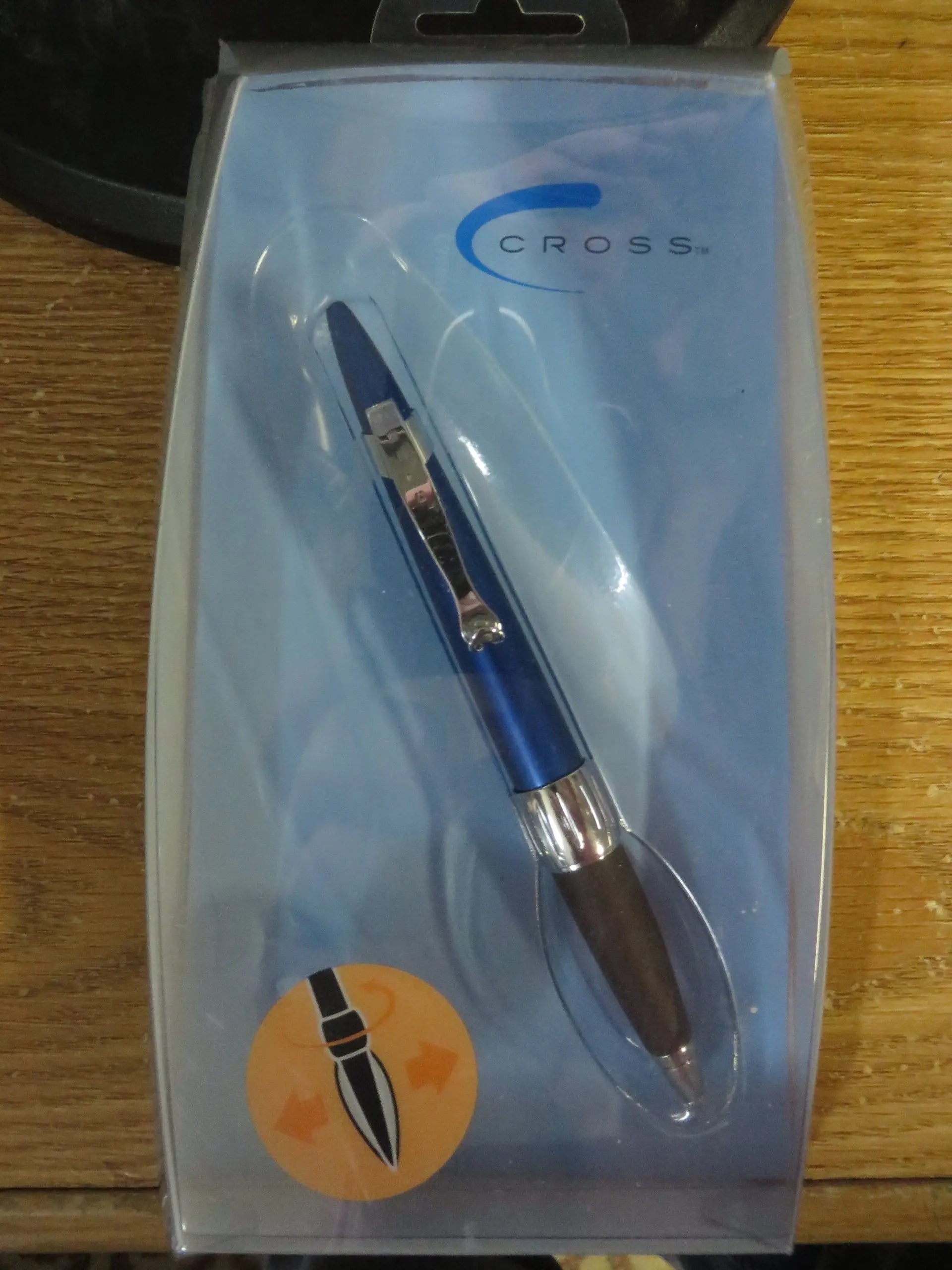 Cross Morph Ballpoint Pen Electric Blue Cross