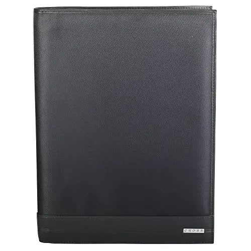 Cross Nylon and Genuine Leather Padfolio/Portfolio Folder - A4 Size Document Organizer & Business Card Holder/Pen Holder Cross