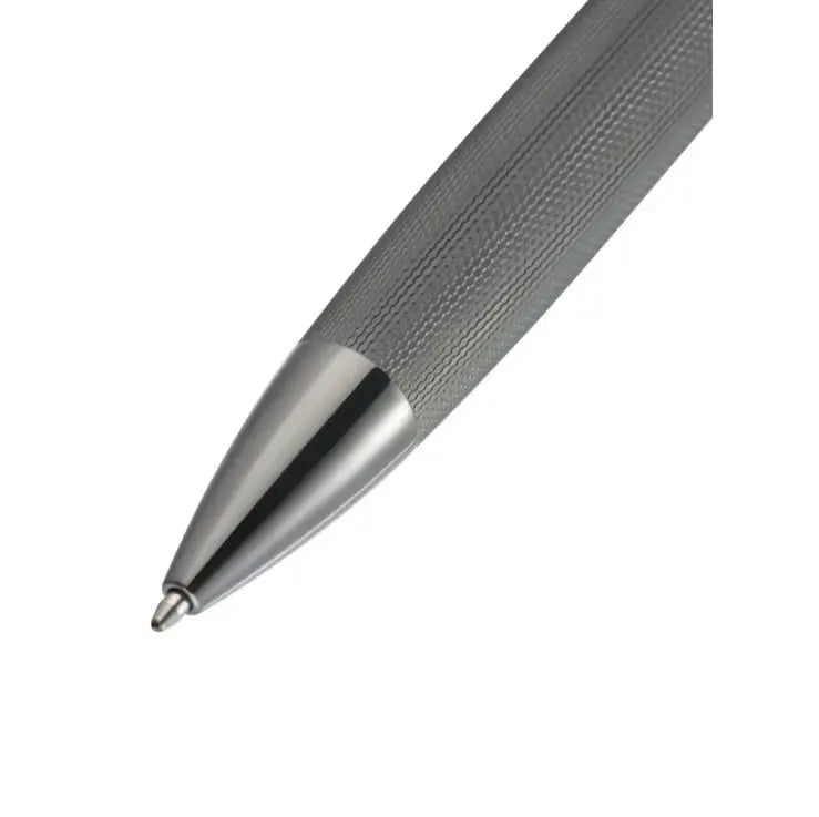 Cross Peerless™ Polished Slate Gray Engraved Diamond Pattern with Slate Gray PVD Appointments and Swarovski™ Crystal Ballpoint Pen Cross