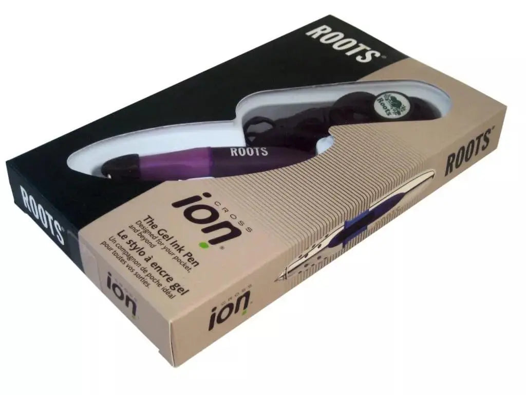 Cross Roots Cosmic Purple Rollerball Ion Pen, USA Made, with Keyclip and Lanyard Cross