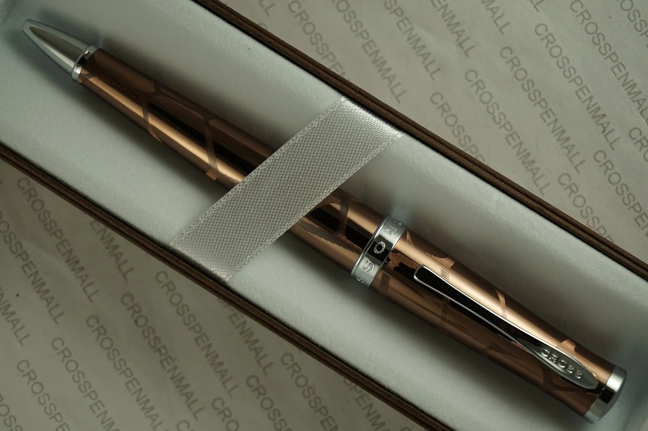 Cross Sauvage Luxurious Tourmaline Lacquer Over an Engraved Giraffe Pattern Ballpoint Pen Cross