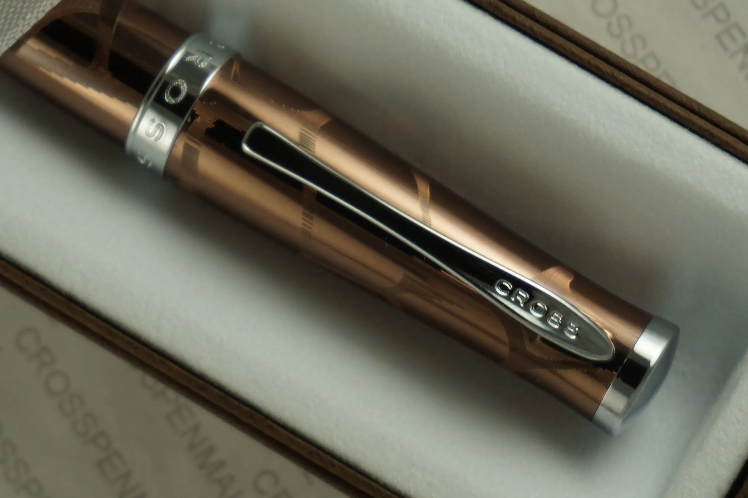 Cross Sauvage Luxurious Tourmaline Lacquer Over an Engraved Giraffe Pattern Ballpoint Pen Cross