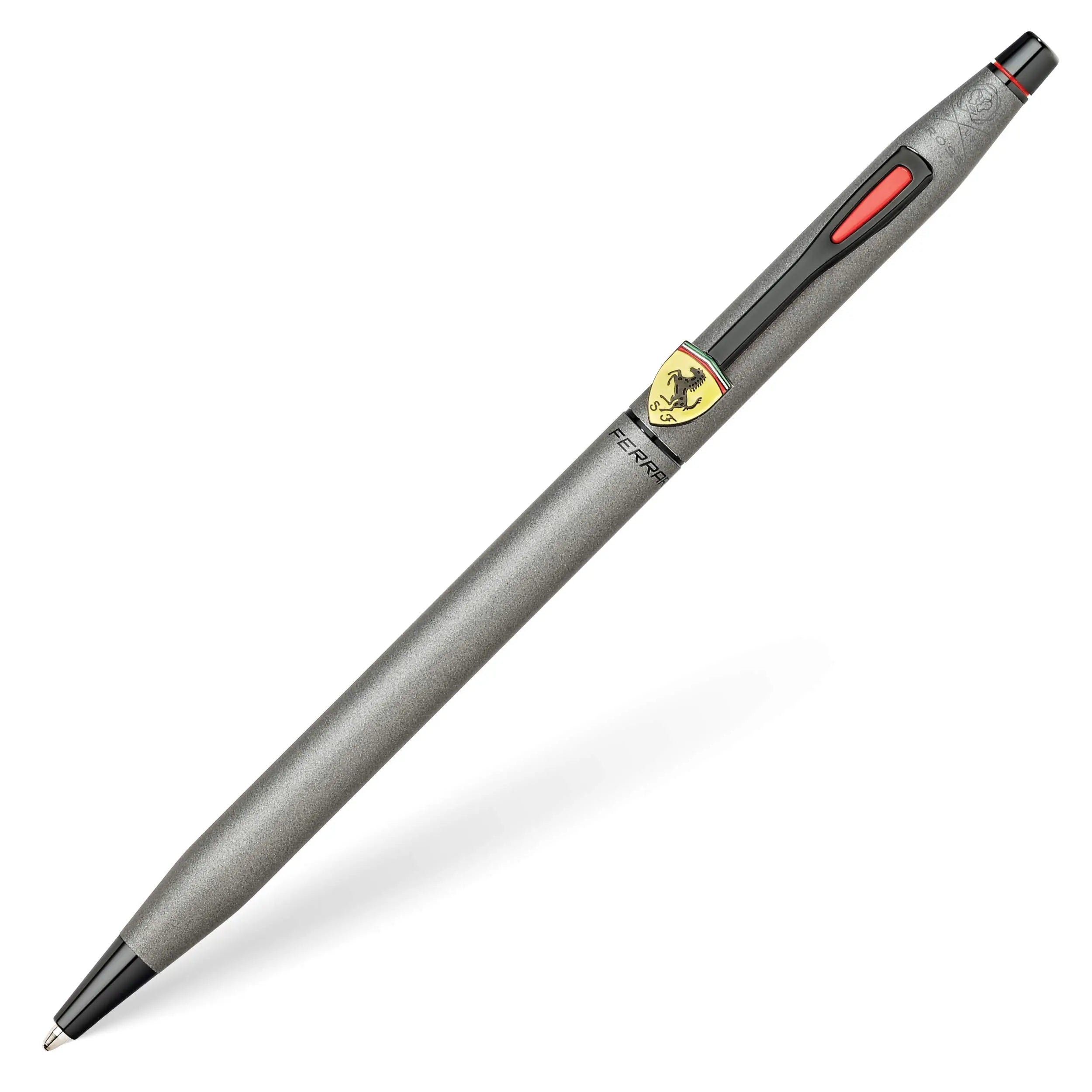 Cross Scuderia Ferrari Classic Century Ballpoint Pen, Includes Premium Gift Box - Titanium Grey Satin Lacquer Cross