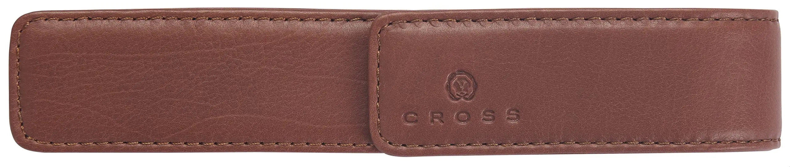 Cross Tan Leather Single Pen Pouch - crosspenmall.com