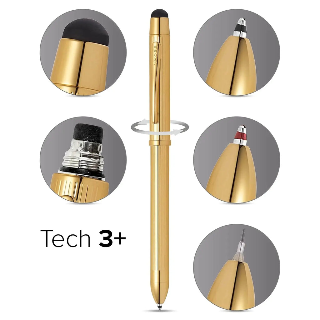 Multifunction Writing Instruments Cross Tech3+ Multifunction Pen - Versatile Writing Tool