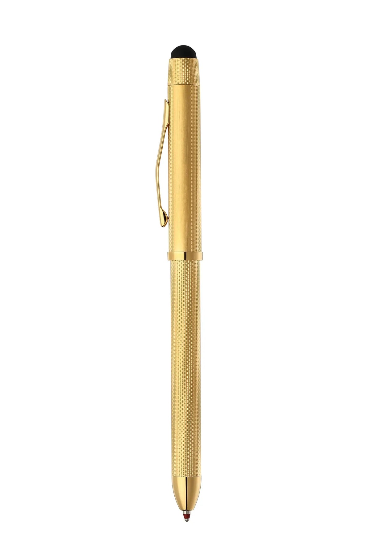 Cross Tech3+ Special Edition 3-in-1 Pen & Stylus -23KT Diamond Pattern Gold cross