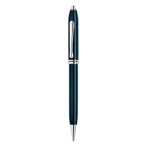 Cross Townsend Ballpoint Pen - Quartz Blue Cross