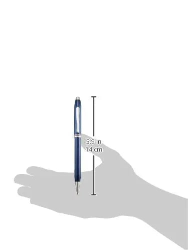 Cross Townsend Ballpoint Pen - Quartz Blue Cross