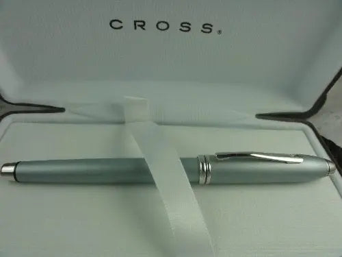 Cross Townsend Matte Sky Blue Fountain Pen with Solid 14kt Gold Xf Nib Cross