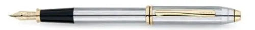 Cross Townsend Medalist Fountain Pen w/ Gold Plated Trim Gift Box- 506MF cross
