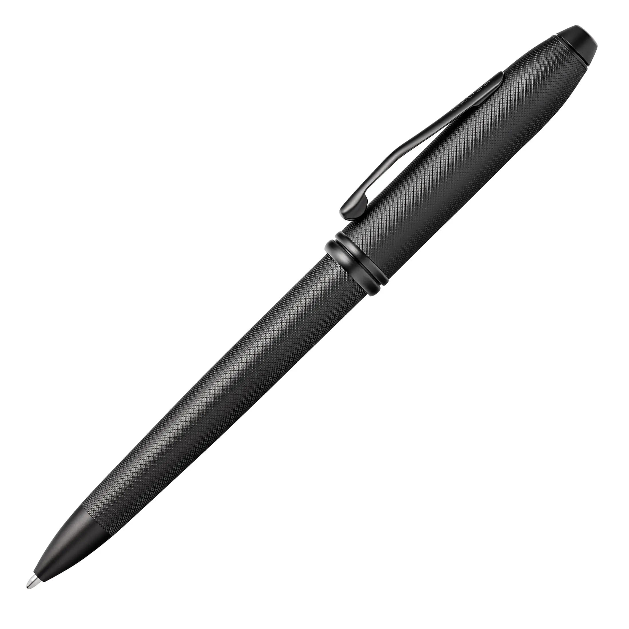 Cross Townsend PVD Micro-knurl Ballpoint Pen, Elegant Pen, Black Ink for Effortless Writing - Consistent, Smooth Writing - Long-Lasting - Includes Gift Box Cross
