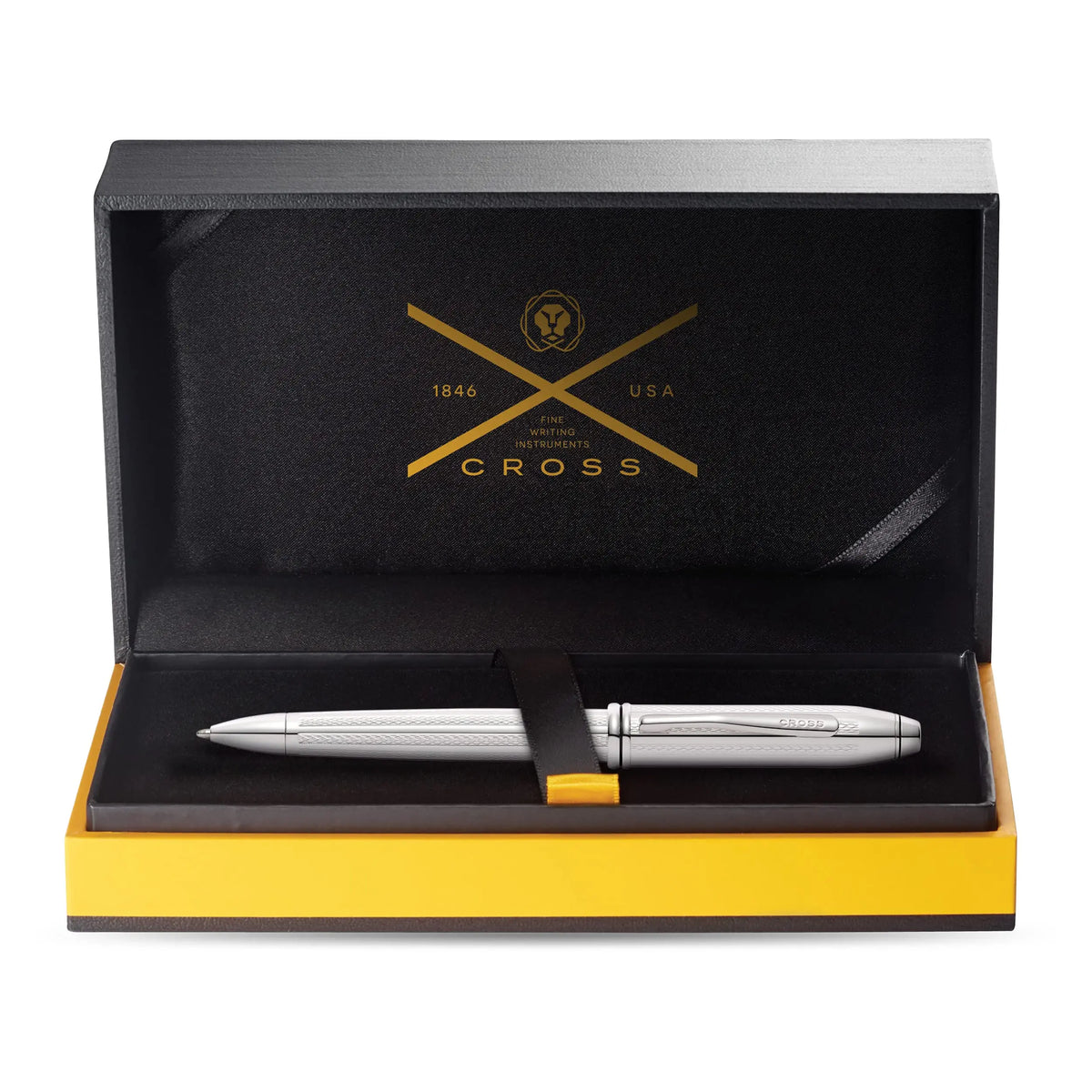 Cross Townsend Platinum-Plated Refillable Ballpoint Pen, Medium Ballpen, Includes Luxury Gift Box cross