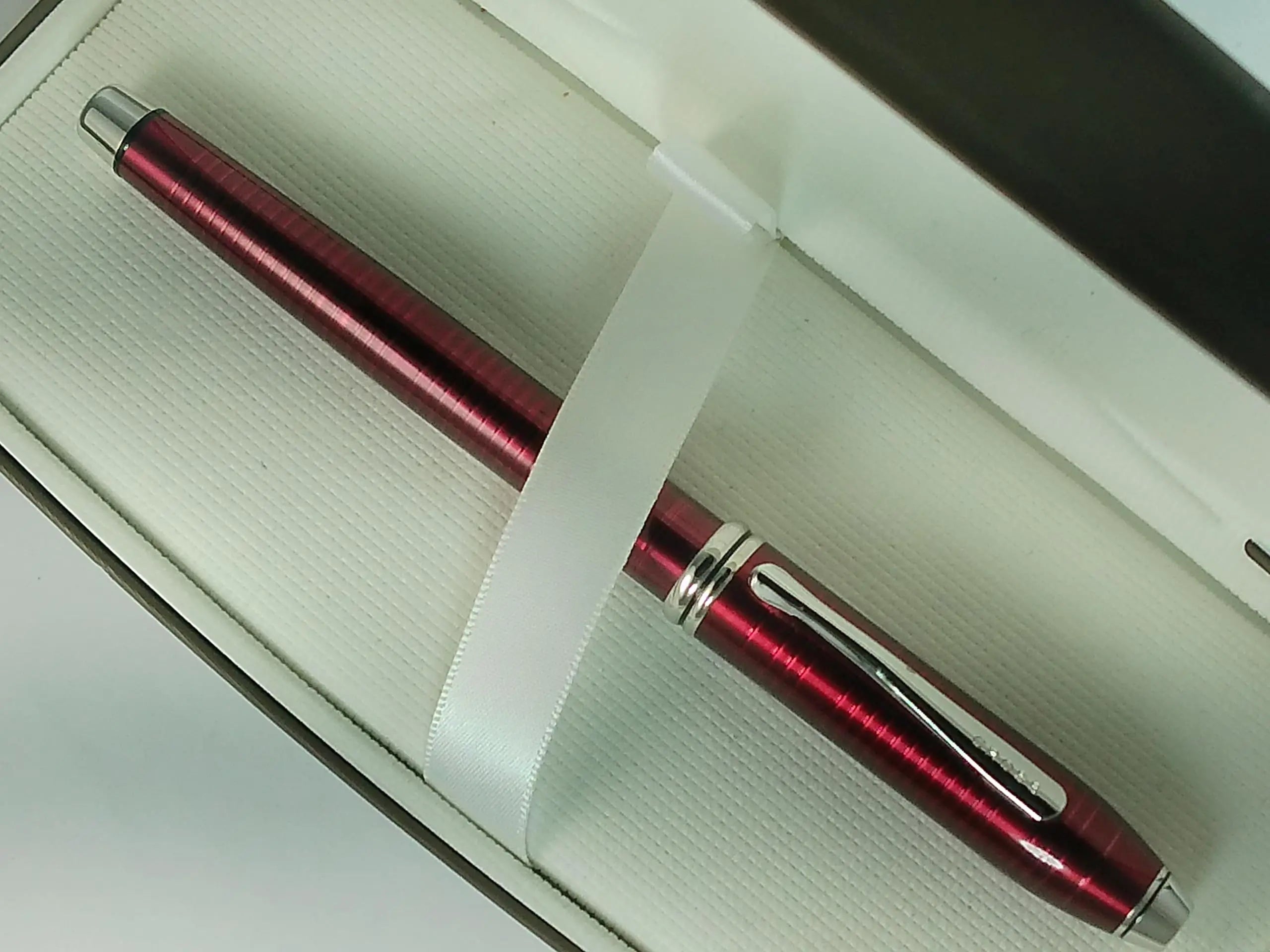 Cross Townsend Selectip Rollerball Pen, Garnet Red Lacquer with Rhodium Appointments Cross