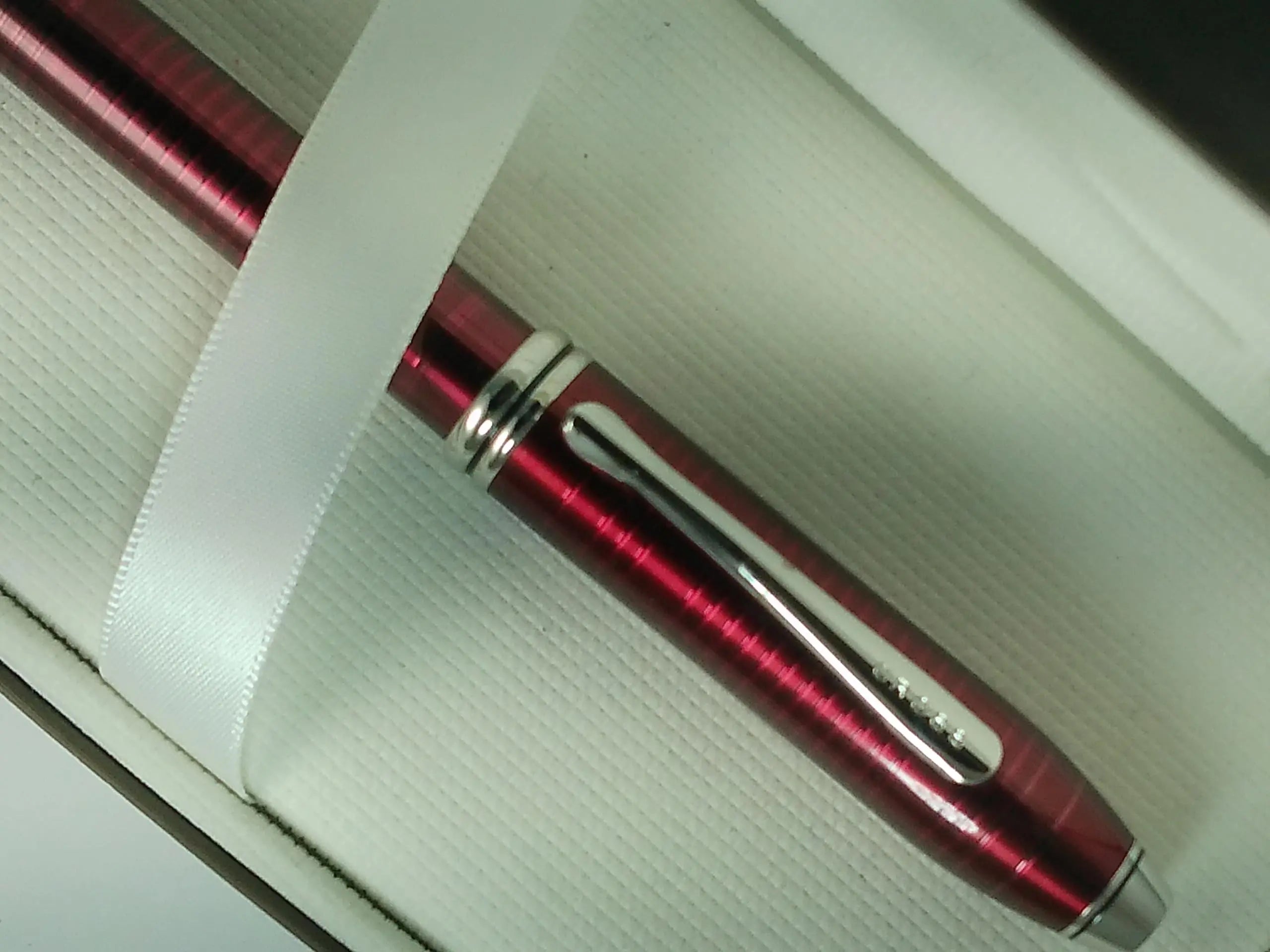 Cross Townsend Selectip Rollerball Pen, Garnet Red Lacquer with Rhodium Appointments Cross