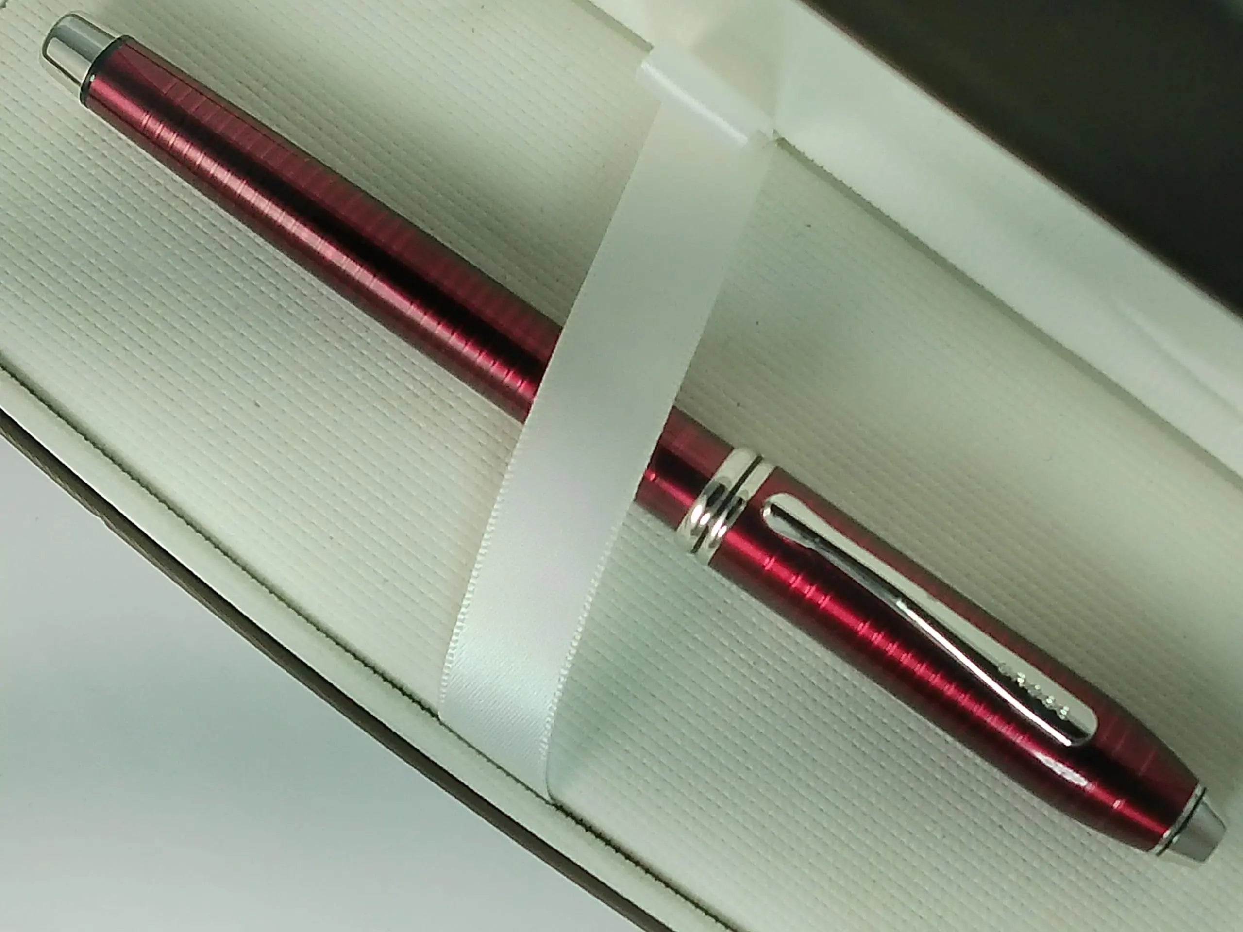 Cross Townsend Selectip Rollerball Pen, Garnet Red Lacquer with Rhodium Appointments Cross