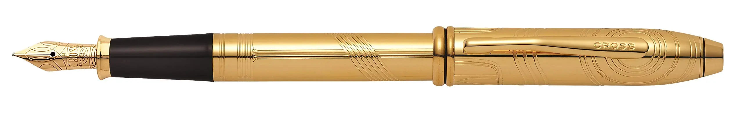 Cross Townsend Star Wars Limited-Edition Fountain Pen, 23 Carat Gold Plated Appointments, Fine Nib - C-3PO Cross