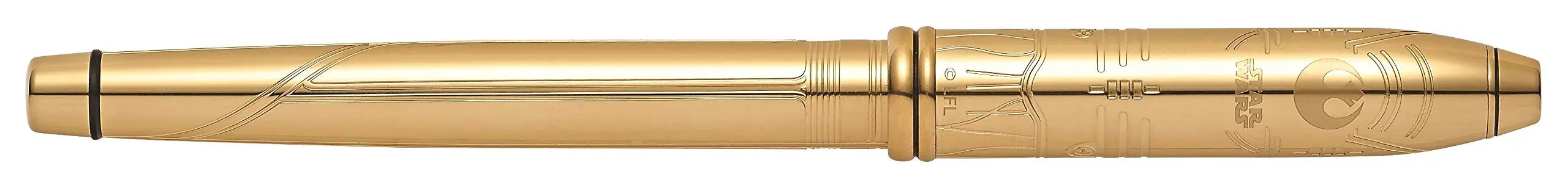 Cross Townsend Star Wars Limited-Edition Fountain Pen, 23 Carat Gold Plated Appointments, Fine Nib - C-3PO Cross