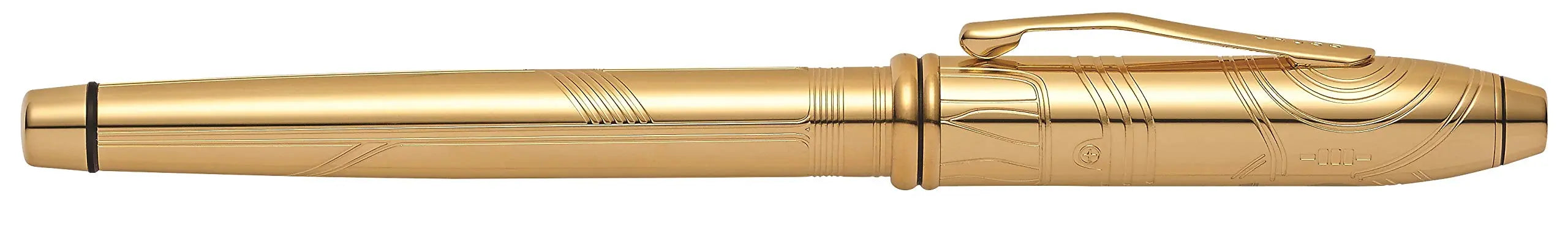 Cross Townsend Star Wars Limited-Edition Fountain Pen, 23 Carat Gold Plated Appointments, Fine Nib - C-3PO Cross