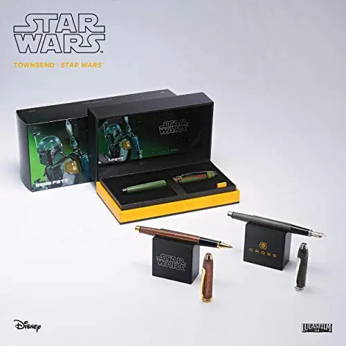 Cross Townsend Star Wars Limited Edition Han Solo Fountain Pen with Solid 18KT Gold Medium Nib Cross