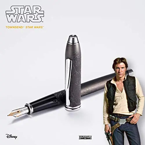 Cross Townsend Star Wars Limited Edition Han Solo Fountain Pen with Solid 18KT Gold Medium Nib Cross