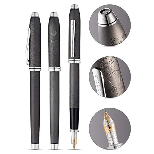 Cross Townsend Star Wars Limited Edition Han Solo Fountain Pen with Solid 18KT Gold Medium Nib Cross