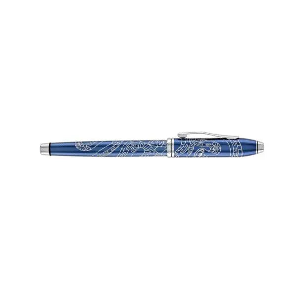 Cross Townsend Zodiac Year of the Snake Blue Lacquer Rollerball Pen Cross
