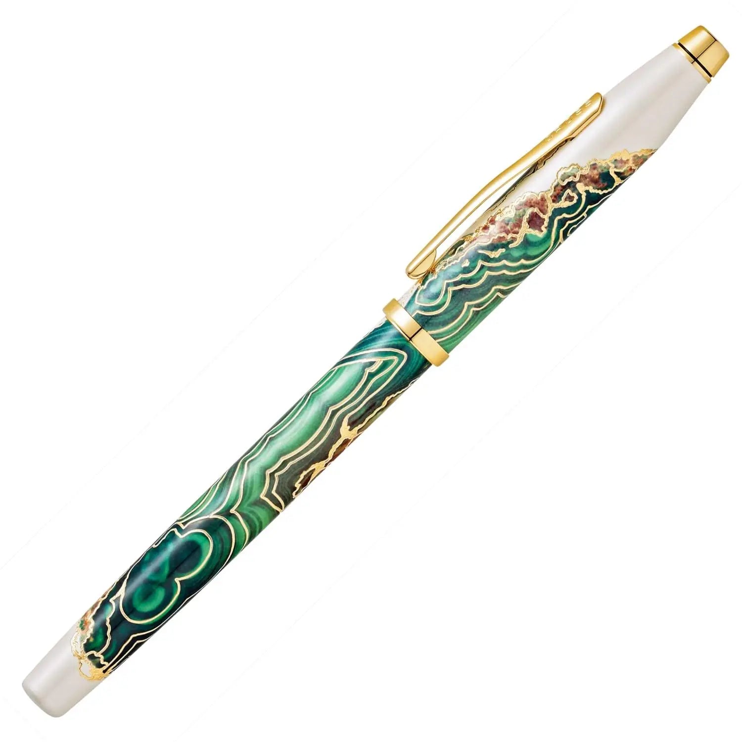 Cross Wanderlust Refillable Fountain Pen, Medium Nib, Includes Premium Gift Box - Borneo Cross