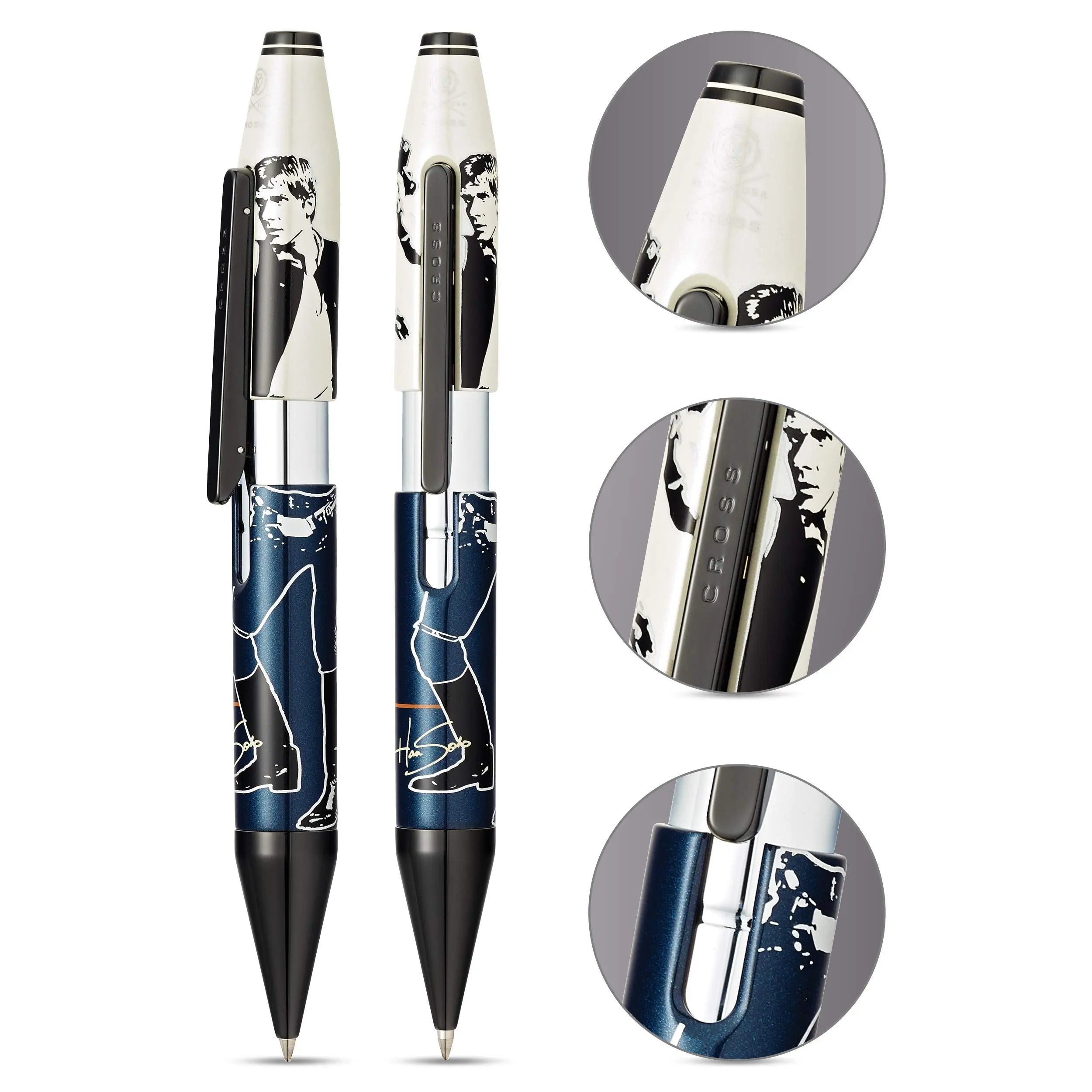 Cross X Star Wars Refillable Rollerball Pen, includes Premium Gift Box - Han Solo Cross
