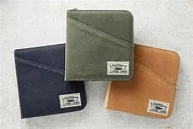 Esterbrook Canvas Collection - 20 Pen Zipper Case - Army Green Esterbrook