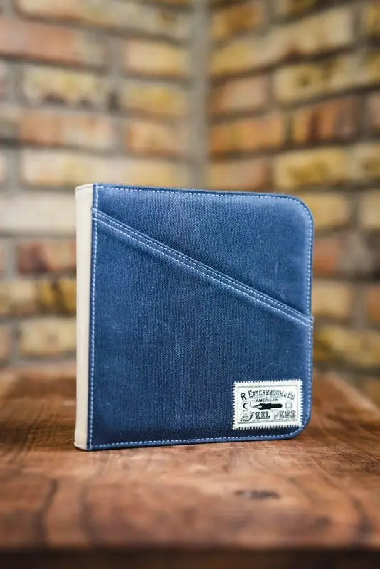 Esterbrook Canvas Collection - 20 Pen Zipper Case - Navy Blue Esterbrook