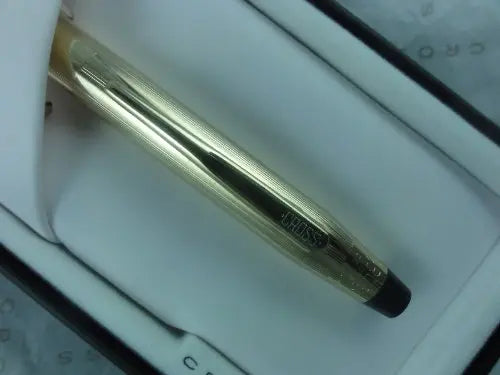 Cross Made in The USA Century 10k Gold Rolled/Filled Gel Ink Selectip Rollerball Pen Cross