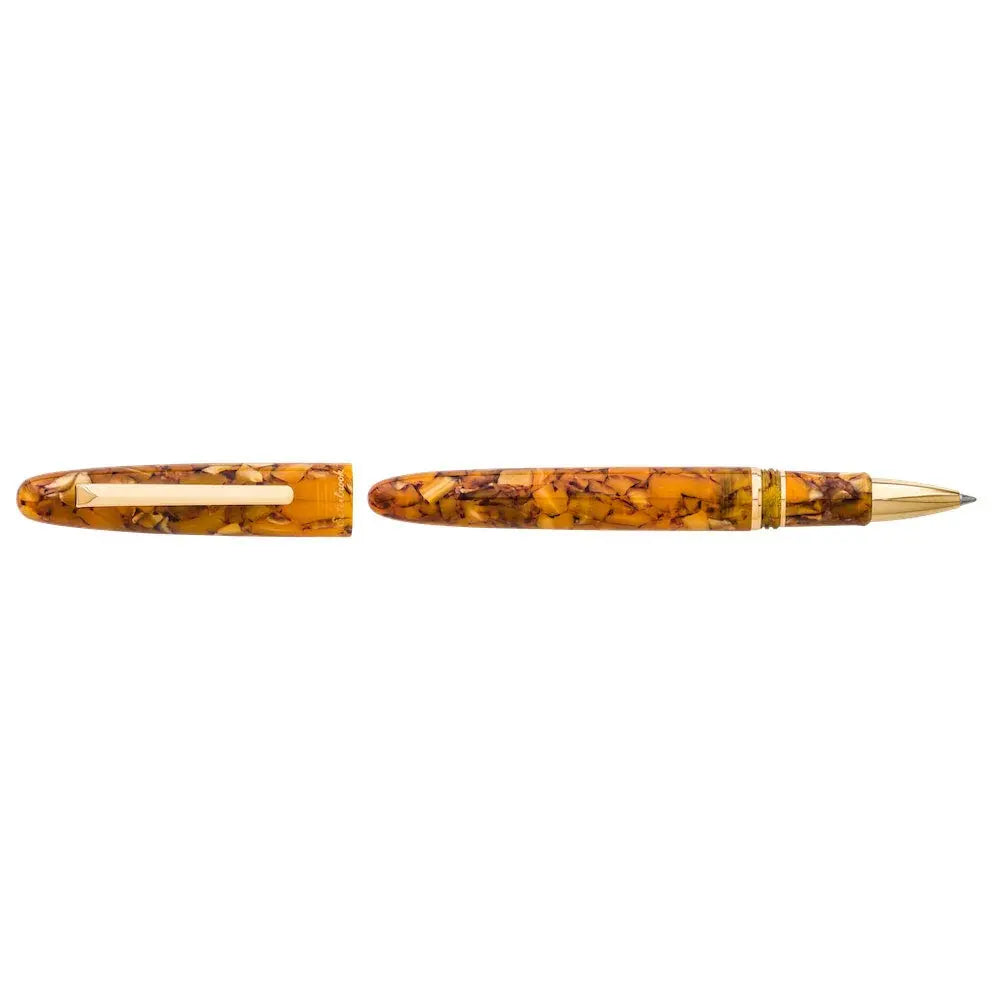 Esterbook ESTIE Honeycomb w/Gold Trim Rollerball Pen - crosspenmall.com