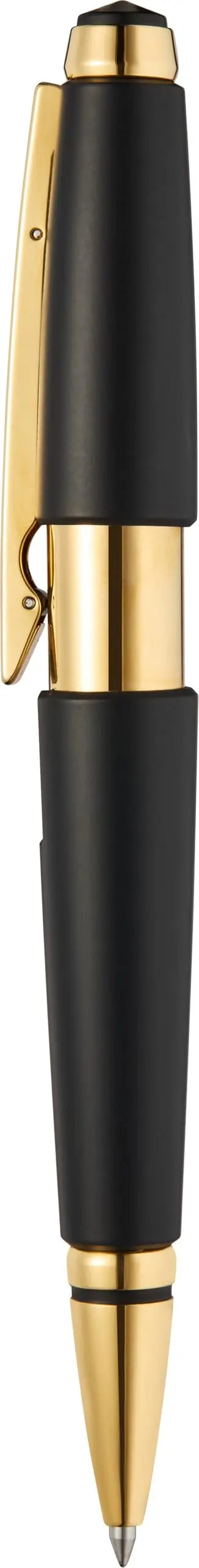 Matte Black Lacquer with Gold PVD Accents Edge Selectip Rollerball Pen Cross