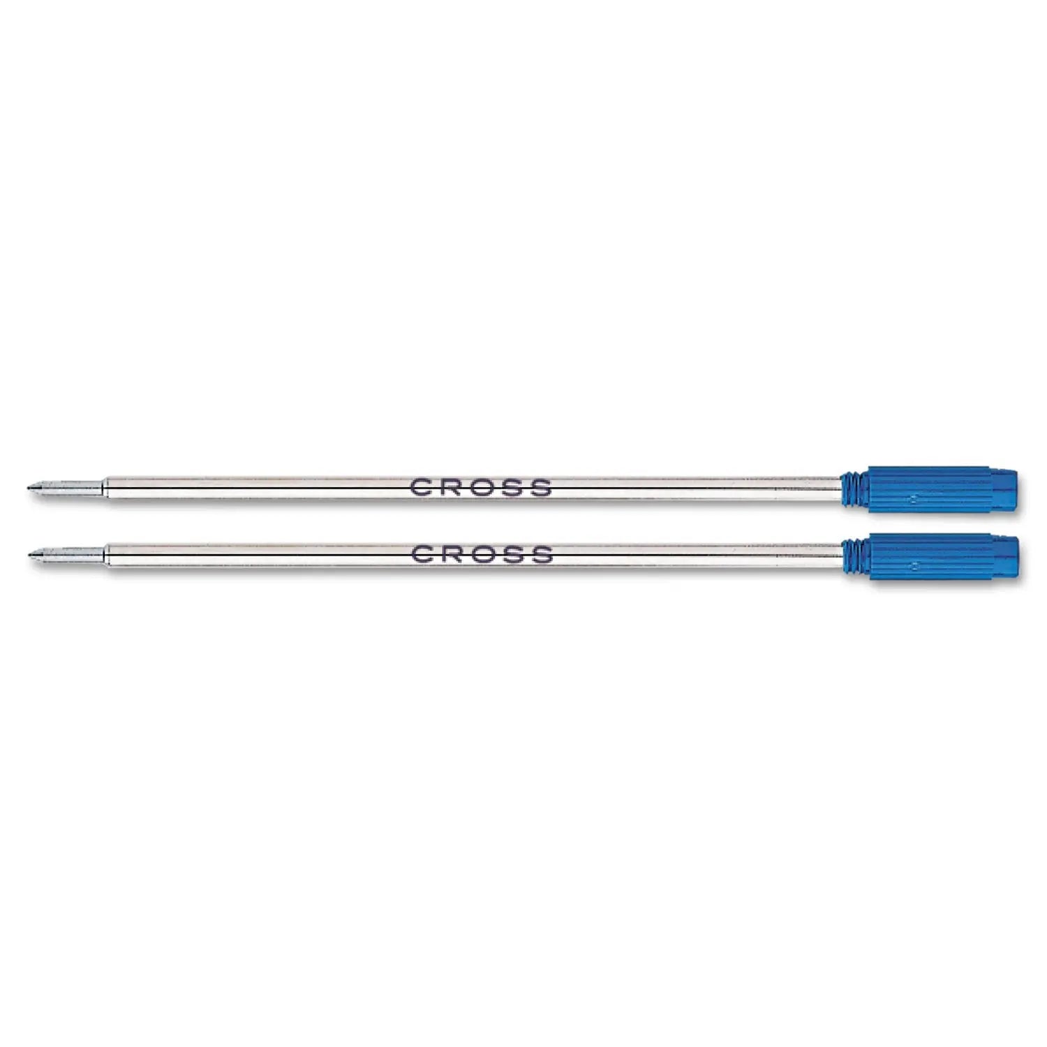 Cross 85112 Refills for Ballpoint Pens, Medium, Blue Ink, 2/Pack - crosspenmall.com