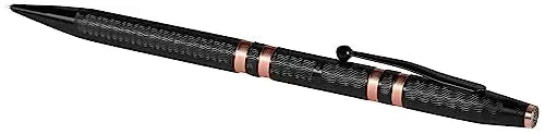 Cross 175th Anniversary Classic Century Pencil - Brushed black w/Rose Gold Cross