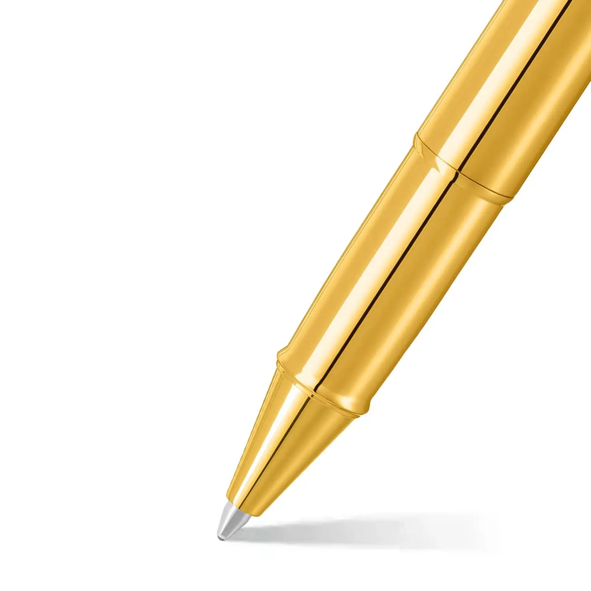 Sheaffer 100 9372 Glossy PVD Gold Rollerball Pen with PVD Gold Plated Trims cross