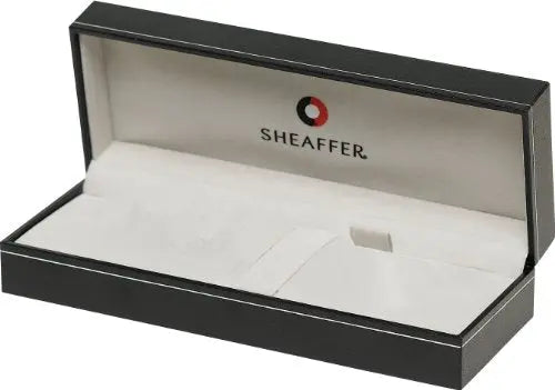 Sheaffer 100 Brushed Chrome Cap Nickel Trim Rollerball Pen - Red - crosspenmall.com