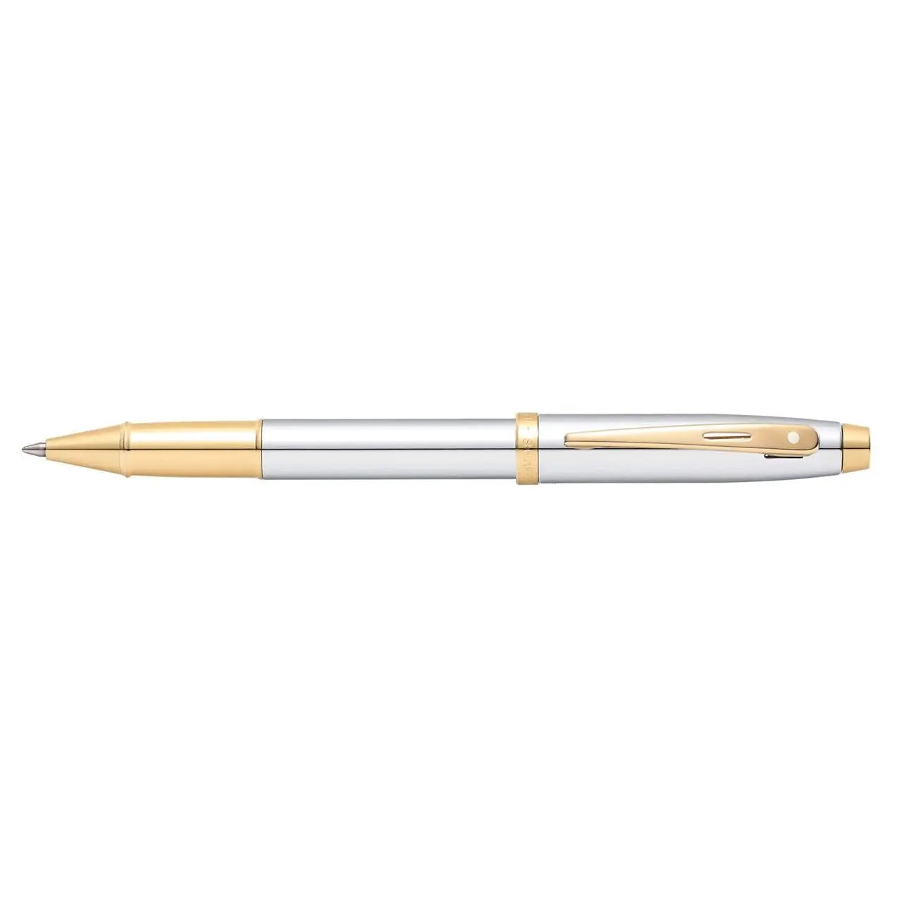 Sheaffer 100 Chrome Rollerball Pen with Gold Tone Trim Sheaffer