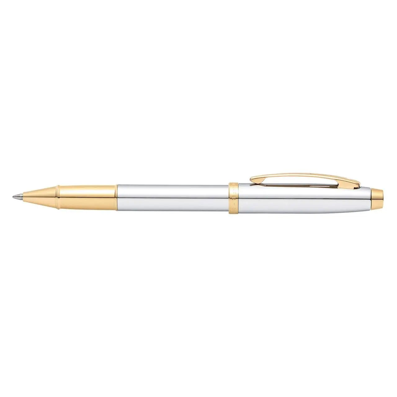 Sheaffer 100 Chrome Rollerball Pen with Gold Tone Trim Sheaffer