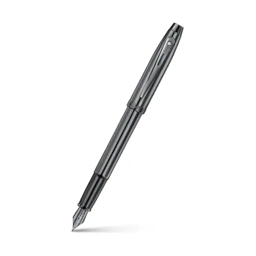 Sheaffer 100 E9375 Shiny Dark Grey Gunmetal with PVD Trims Sheaffer